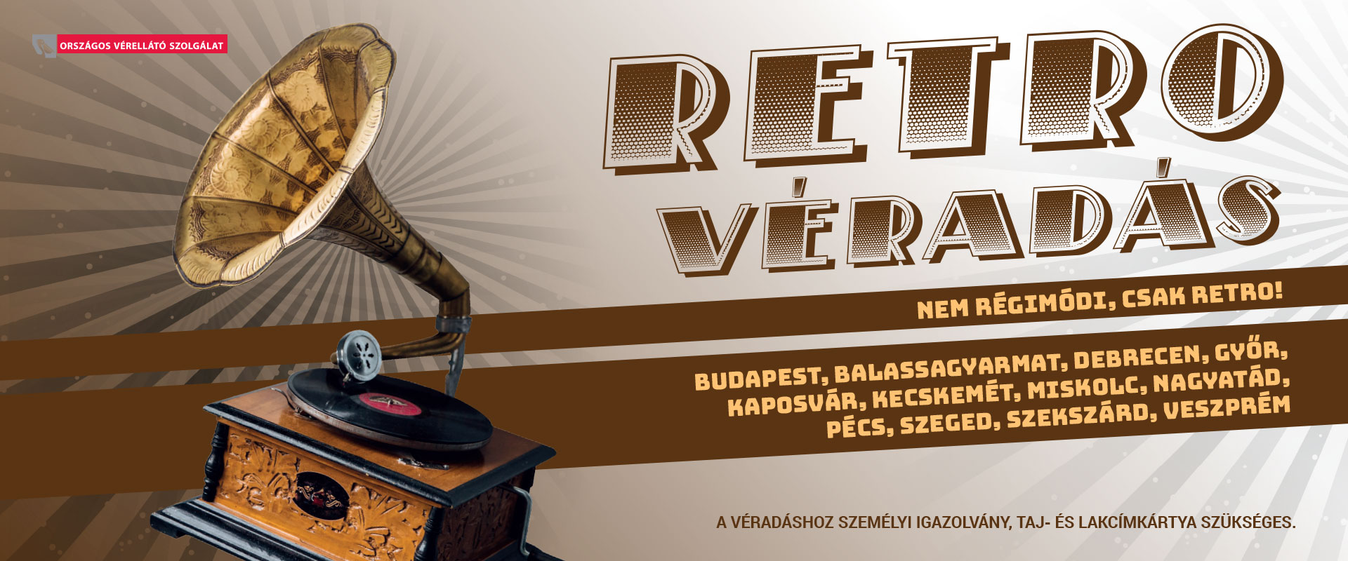 Nem régimódi, csak RETRO! Retro véradás 2021