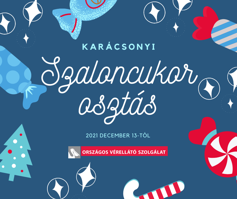 Karácsonyi szaloncukor a véradóknak