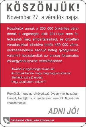Véradók Napja 2011. november 27. veradok-napja-2011